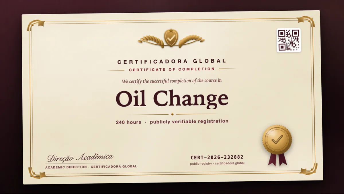 Cover of the Oil Change course