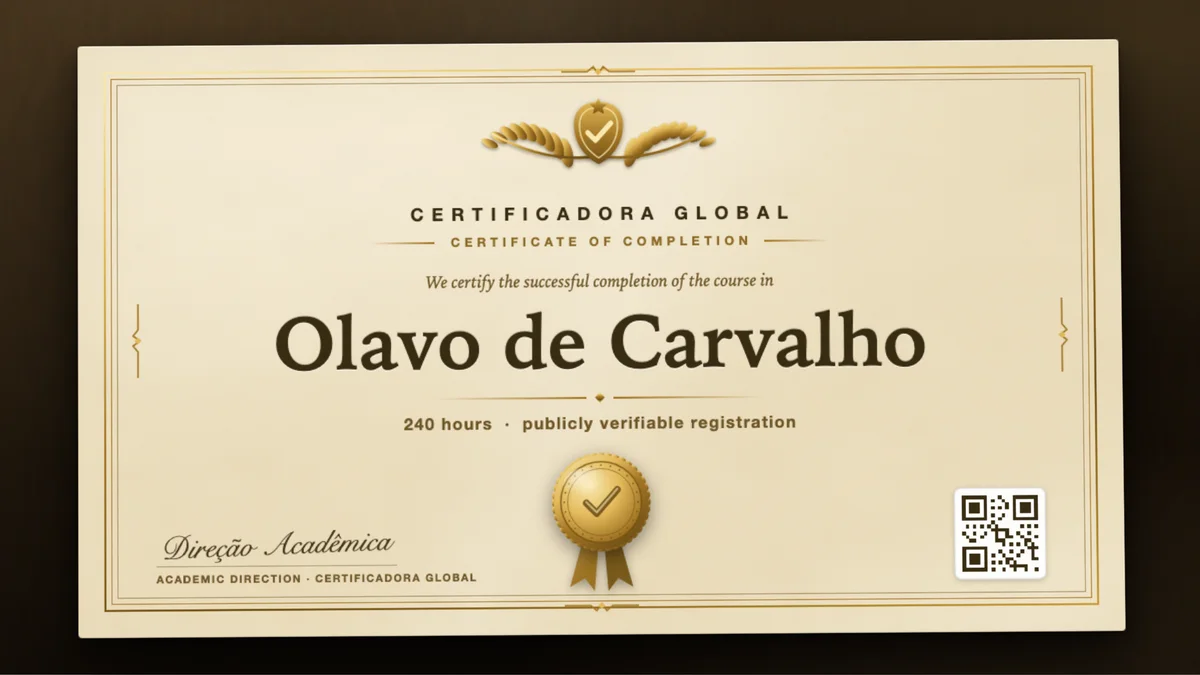 Cover of the Olavo de Carvalho course