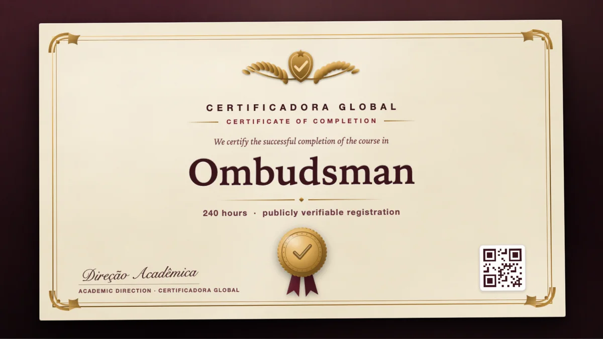 Cover of the Ombudsman course