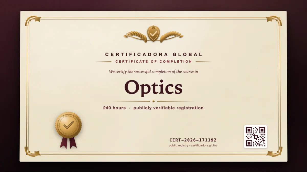 Cover of the Optics course