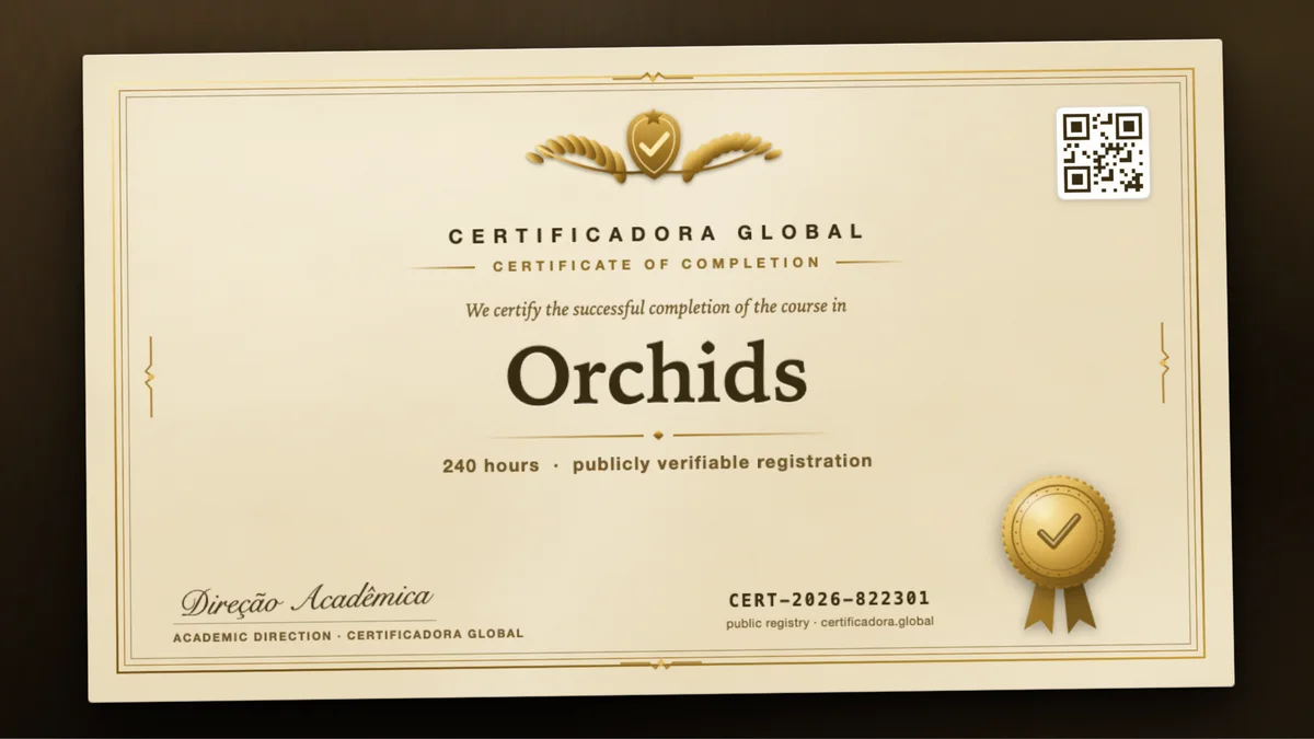 Cover of the Orchids course