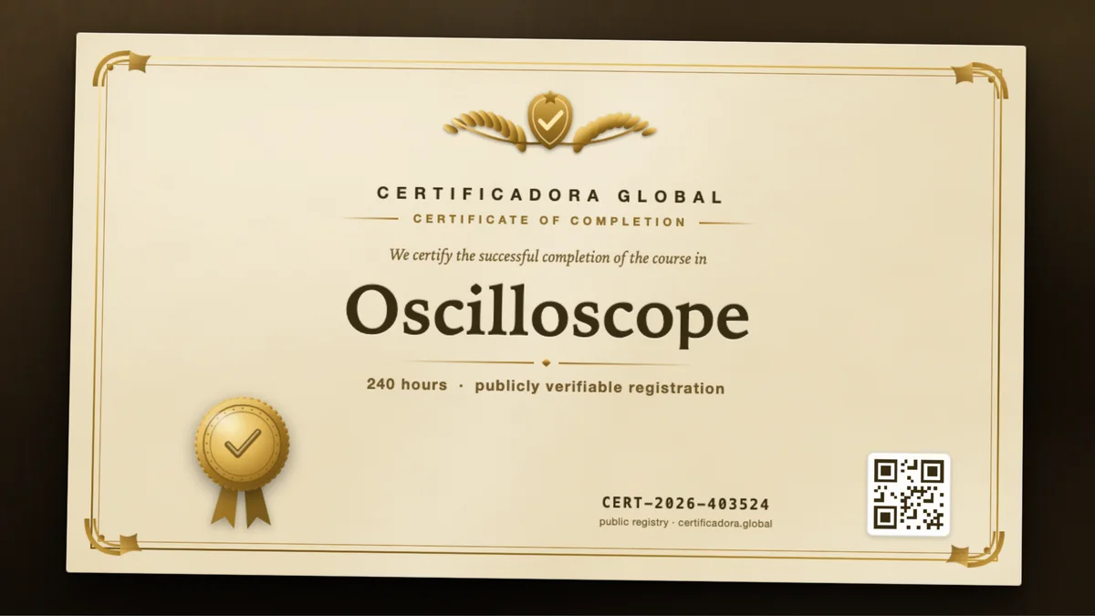 Cover of the Oscilloscope course