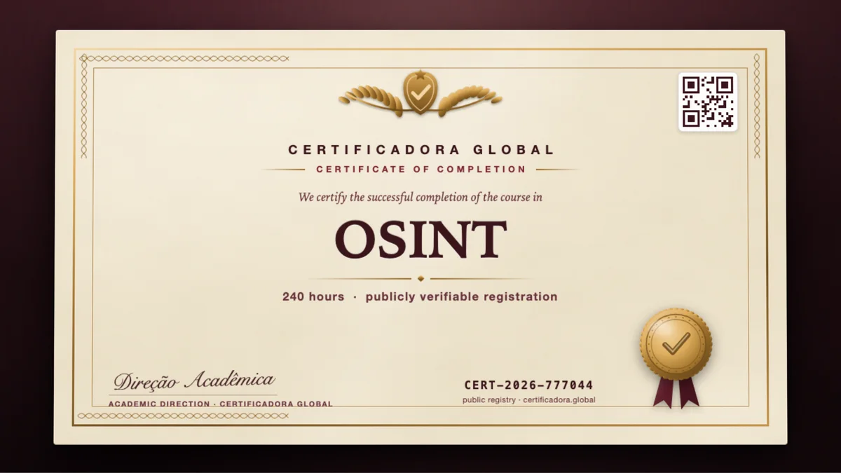 Cover of the OSINT course