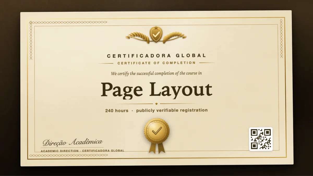 Cover of the Page Layout course
