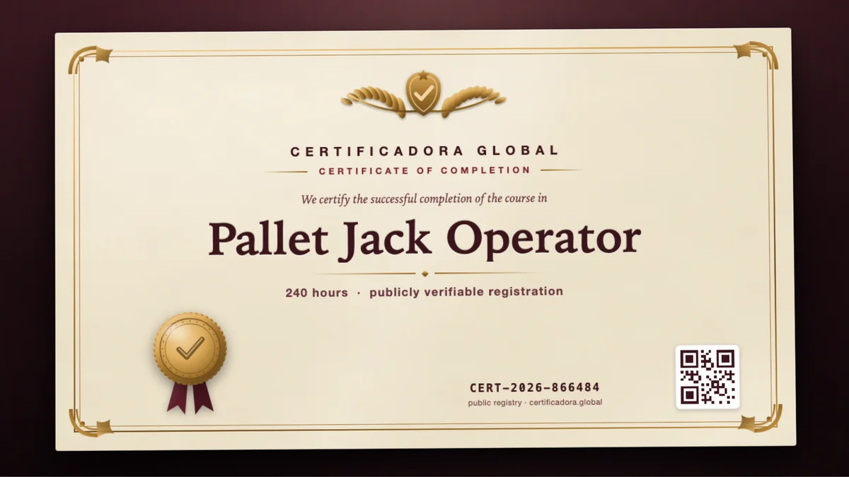 Cover of the Pallet Jack Operator course