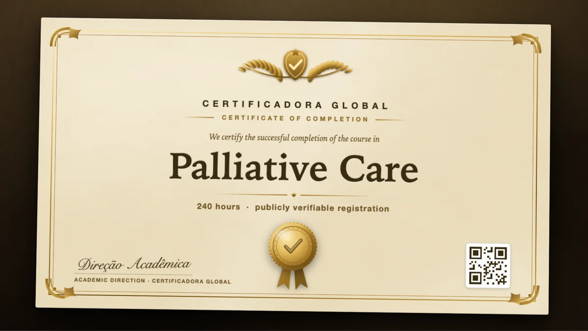 Cover of the Palliative Care course