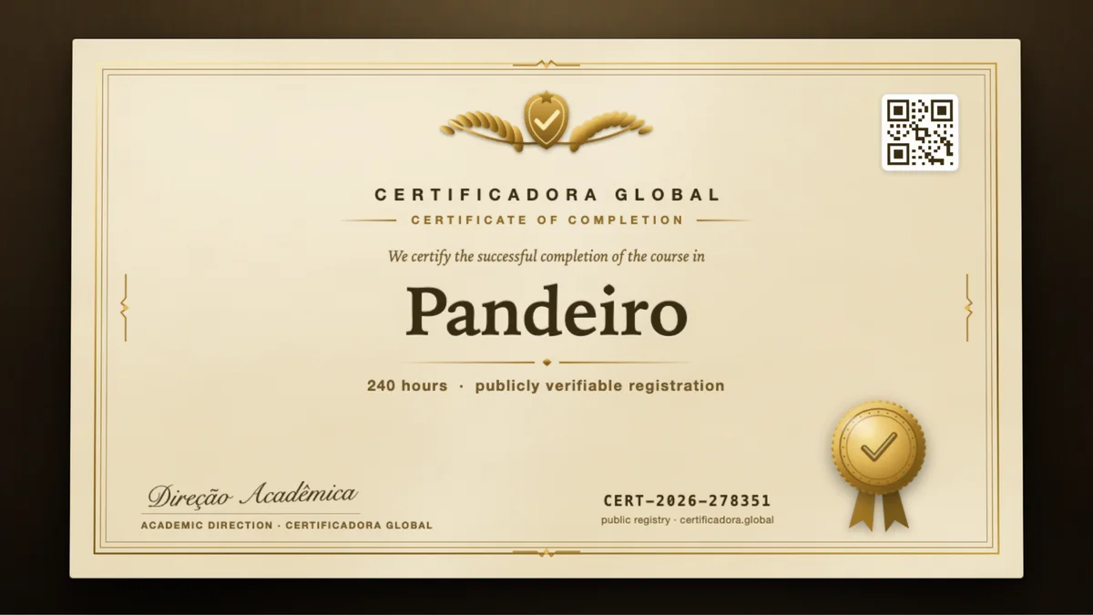 Cover of the Pandeiro course