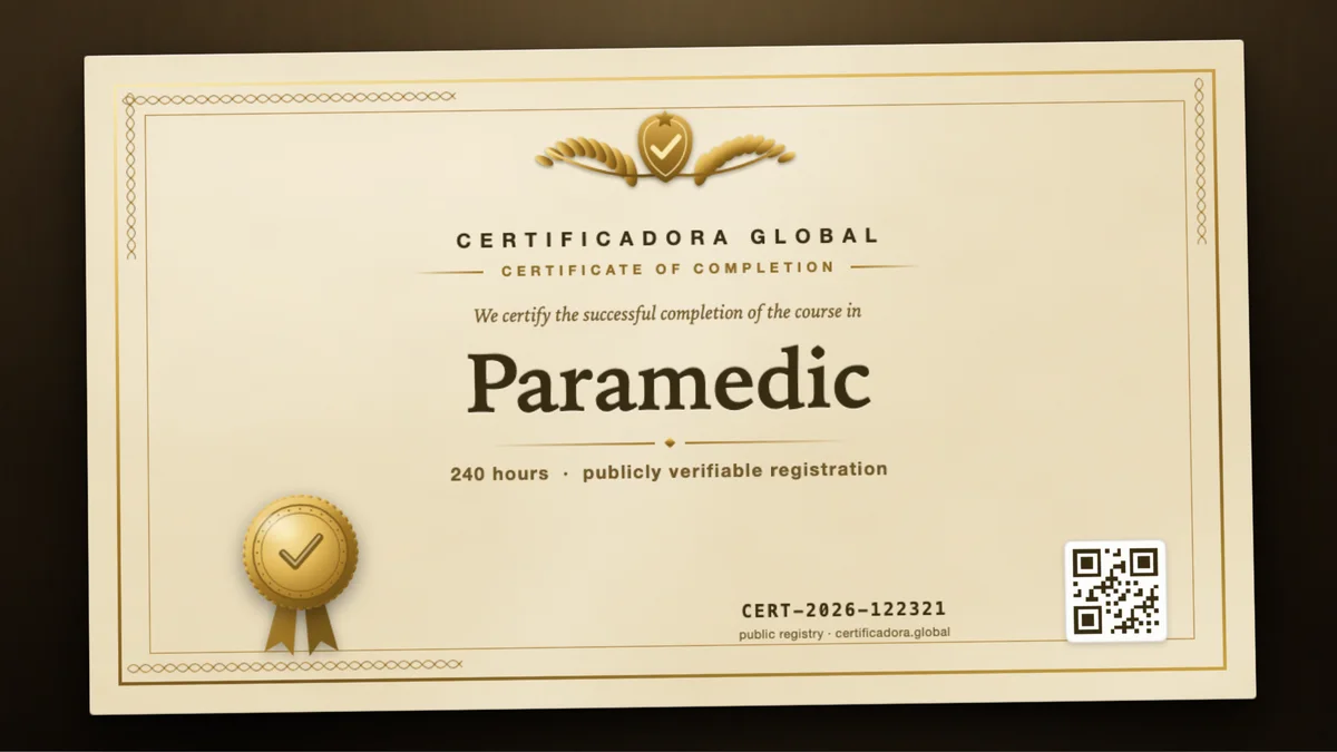 Cover of the Paramedic course