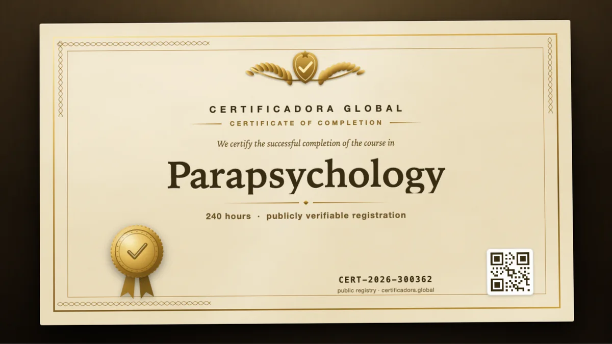 Cover of the Parapsychology course