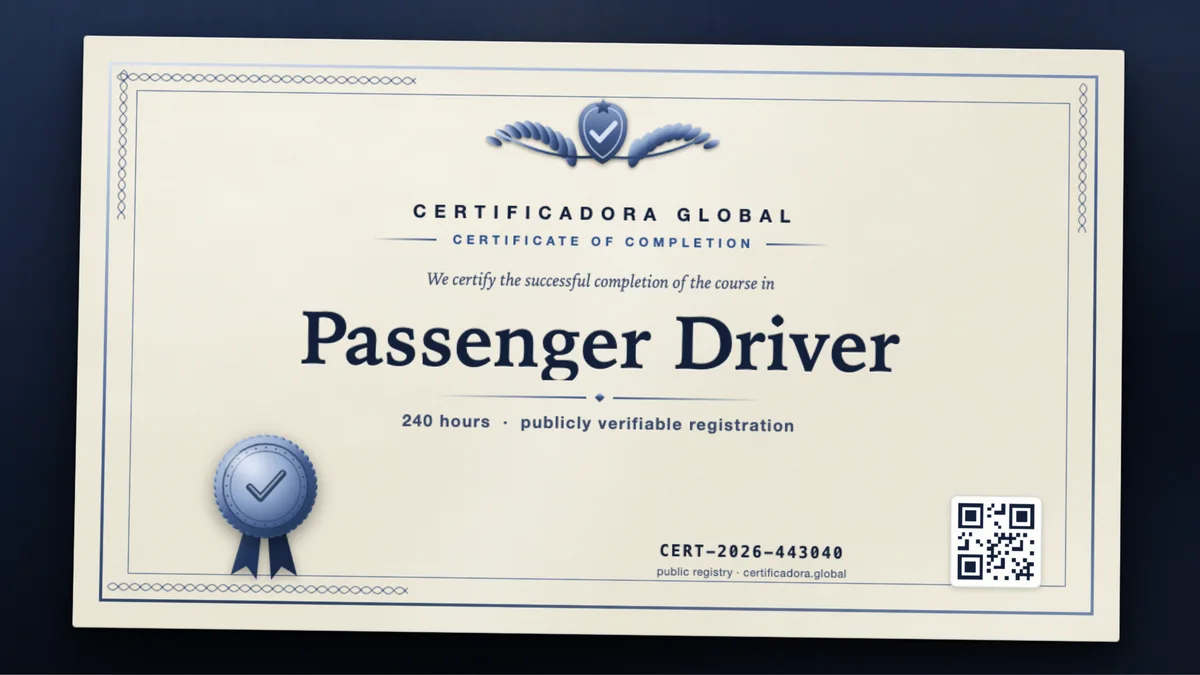 Cover of the Passenger Driver course
