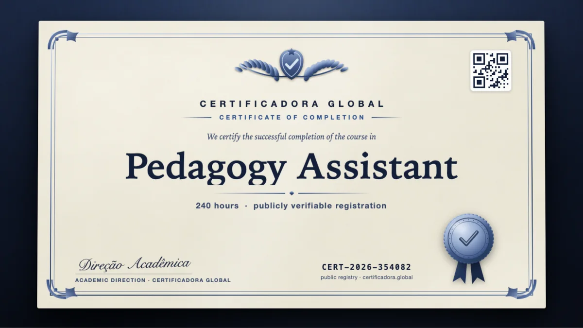 Cover of the Pedagogy Assistant course