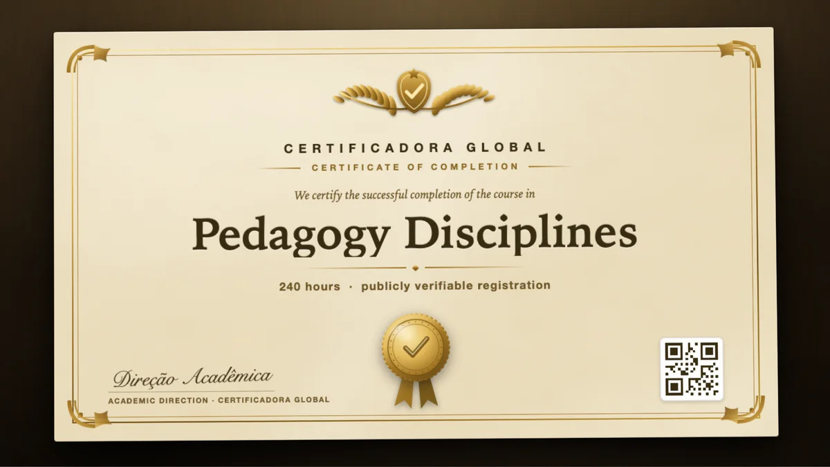 Cover of the Pedagogy Disciplines course