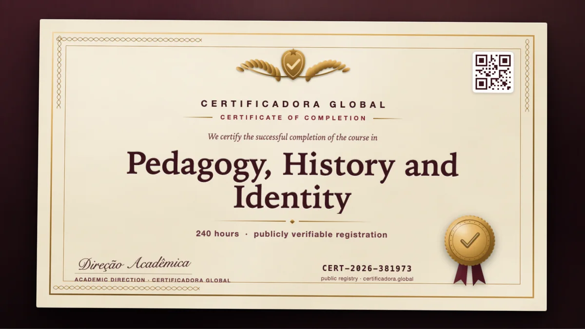 Cover of the Pedagogy, History and Identity course