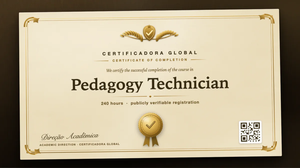 Cover of the Pedagogy Technician course