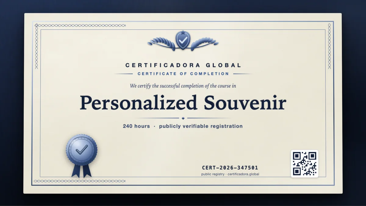 Cover of the Personalized Souvenir course