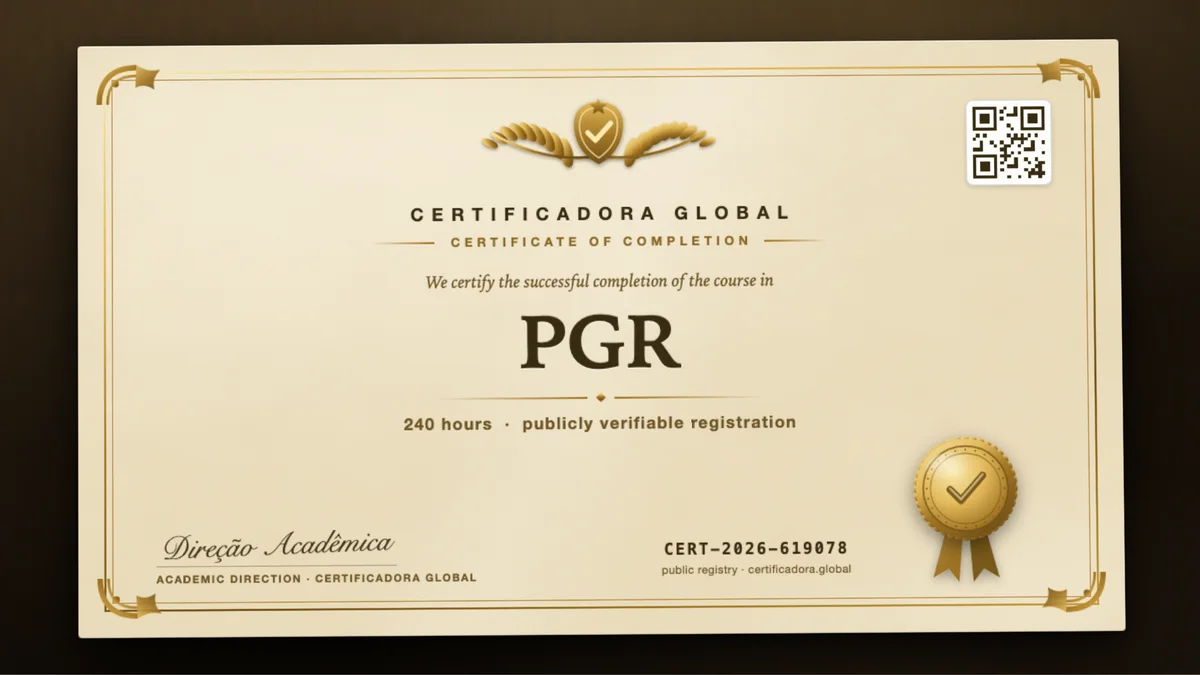 Cover of the PGR course
