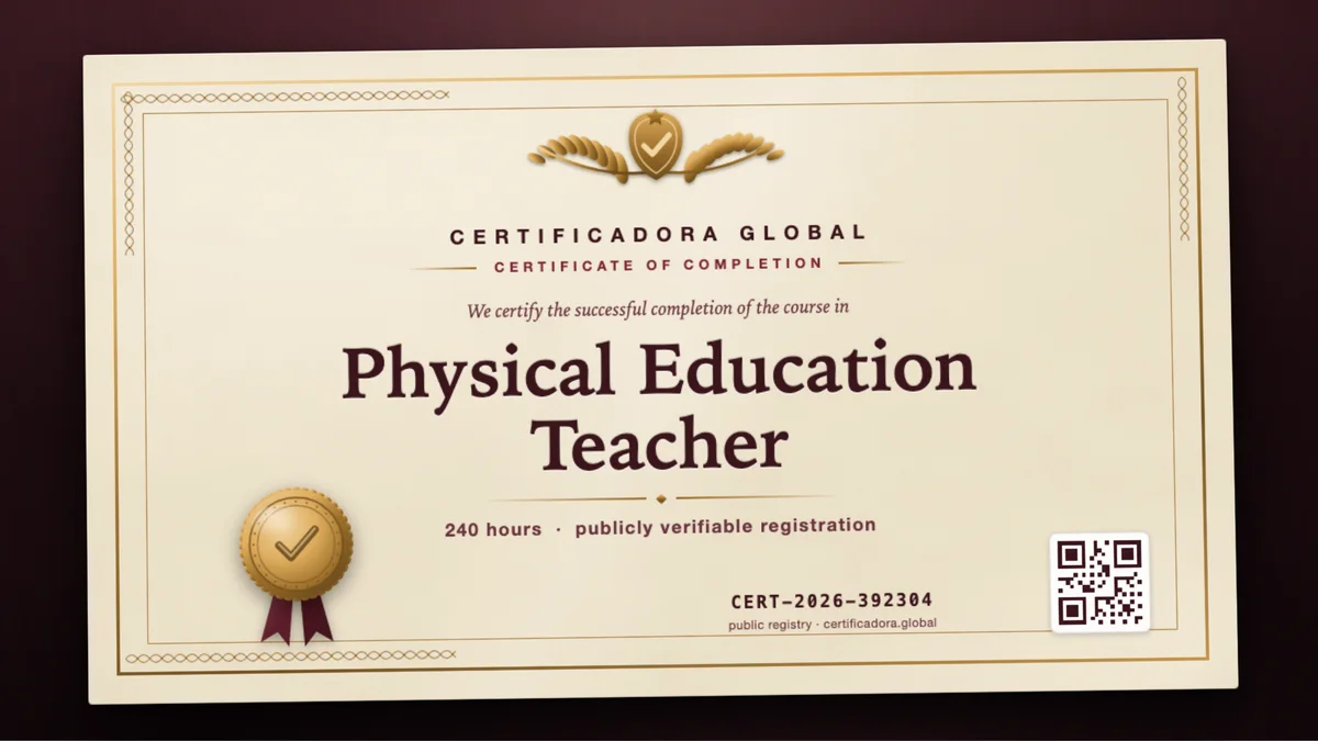 Cover of the Physical Education Teacher course