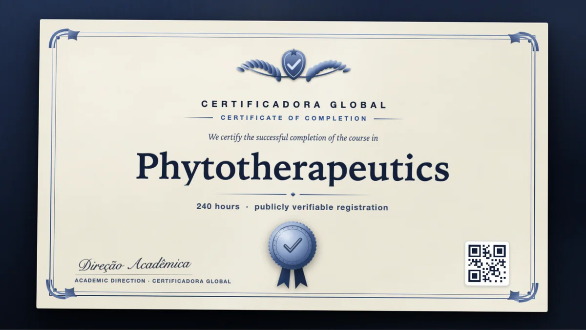 Cover of the Phytotherapeutics course