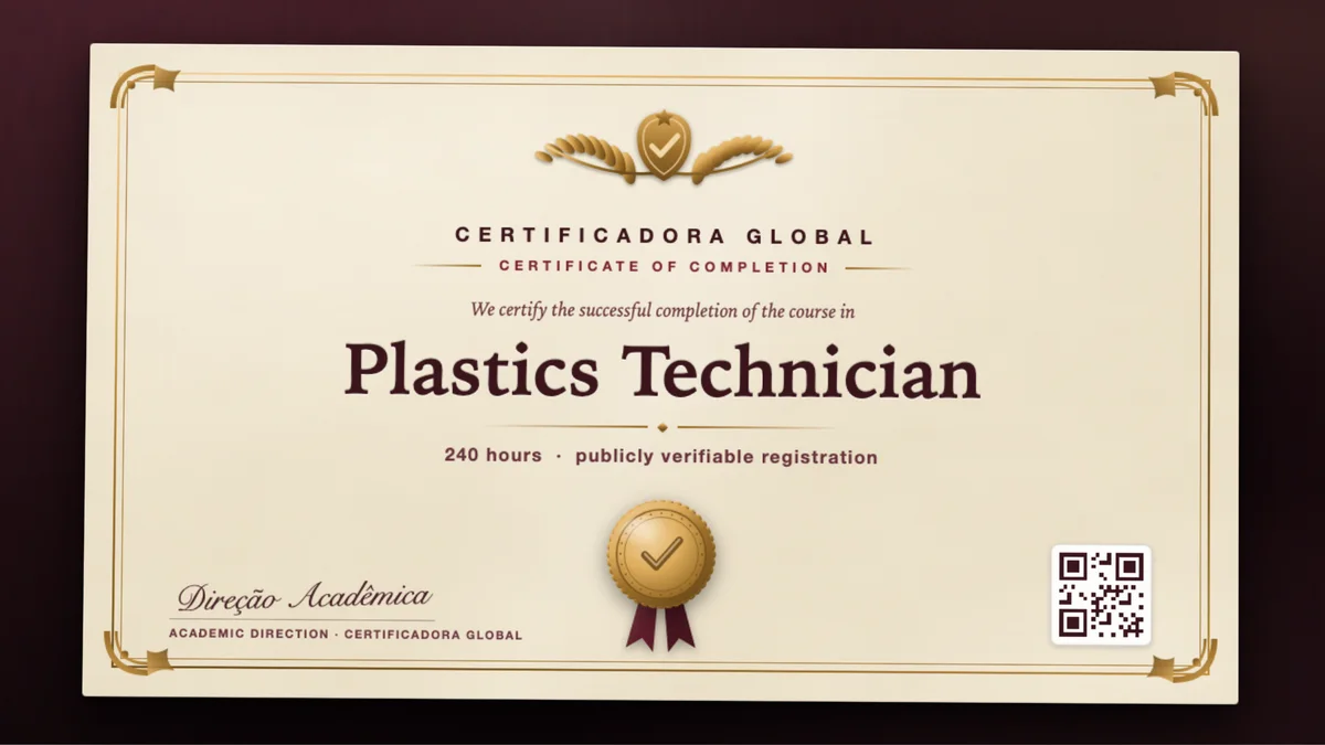 Cover of the Plastics Technician course