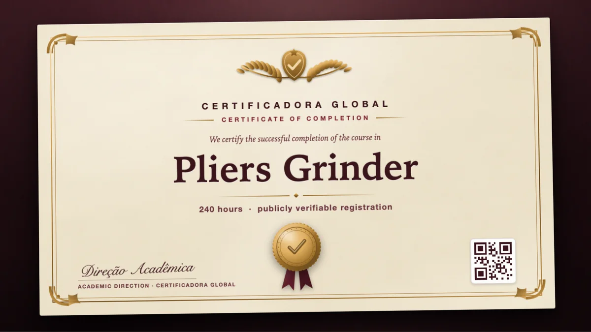 Cover of the Pliers Grinder course