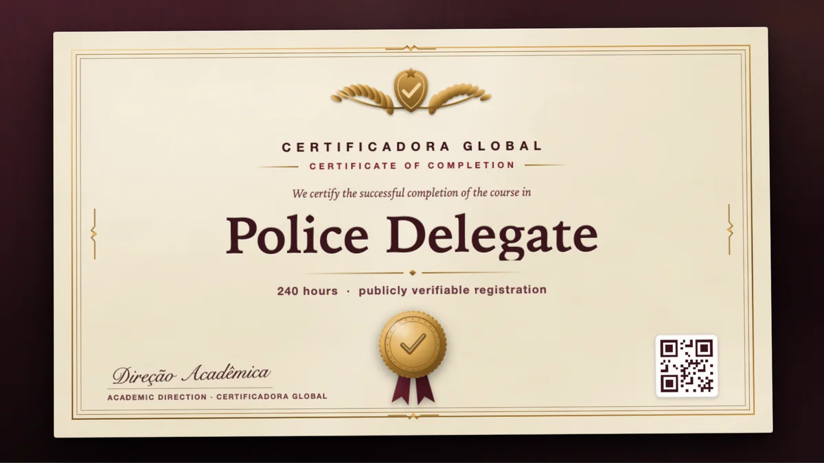 Cover of the Police Delegate course