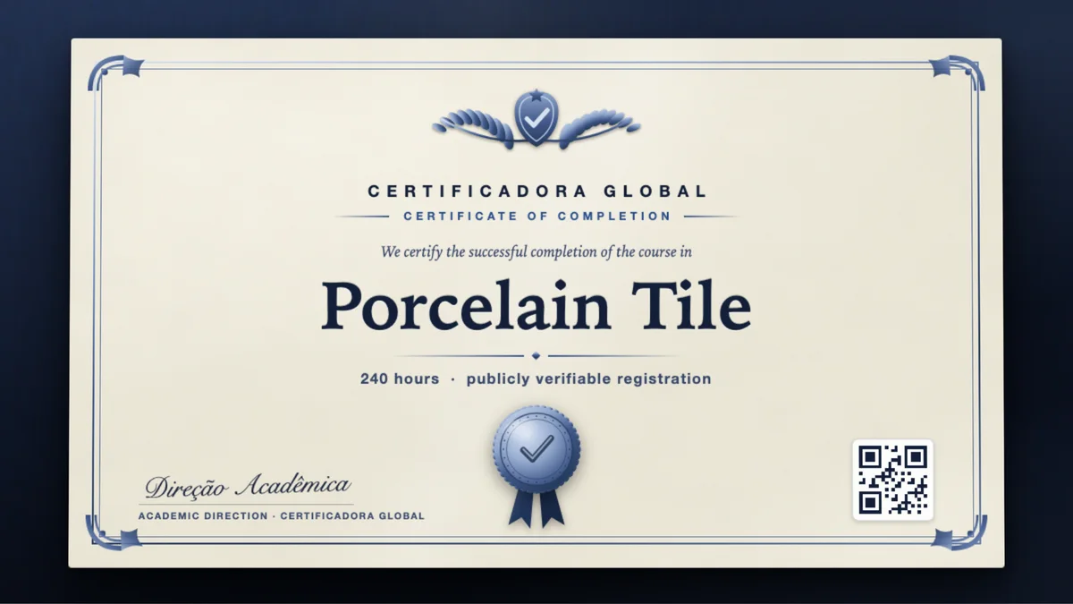 Cover of the Porcelain Tile course