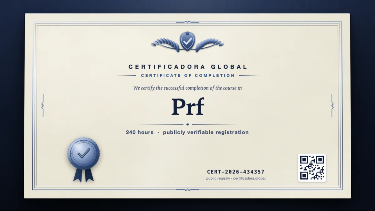 Cover of the Prf course