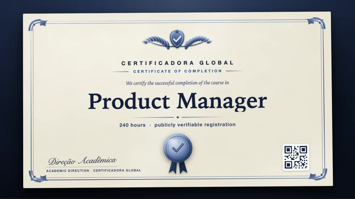 Cover of the Product Manager course