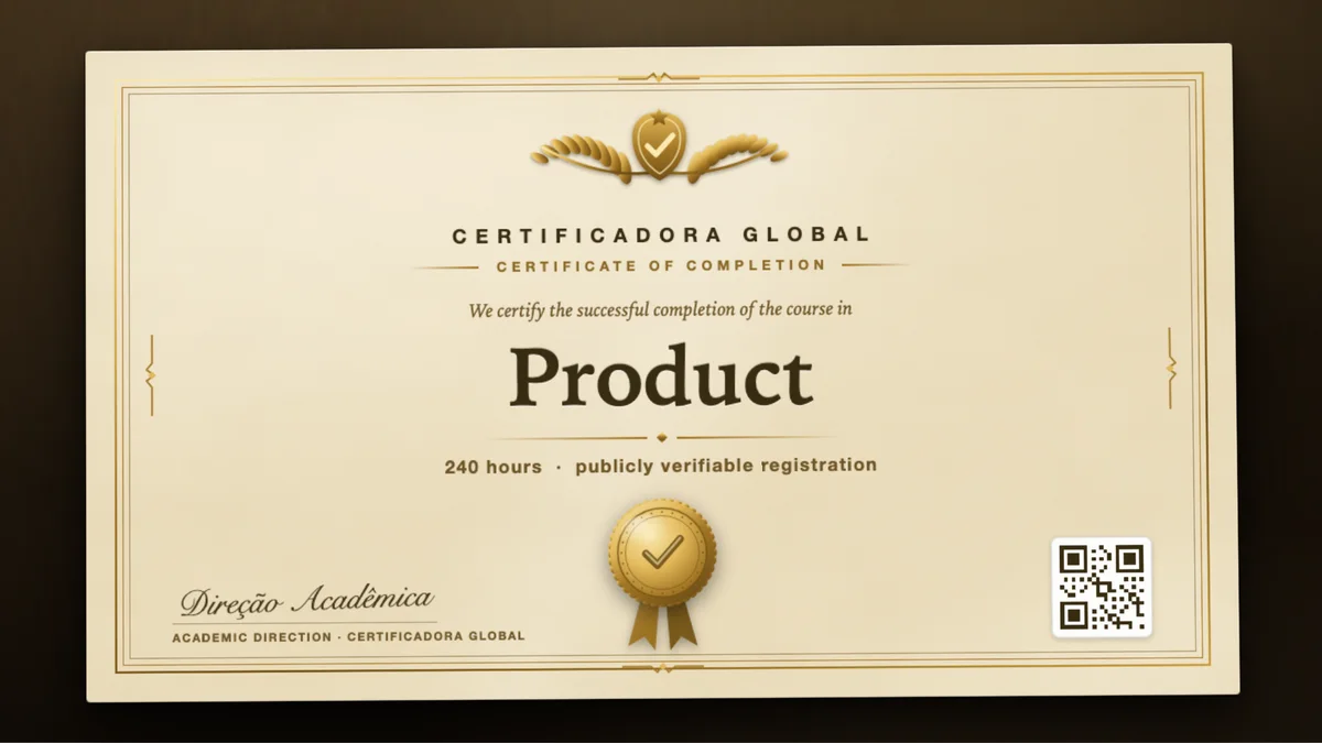 Cover of the Product course