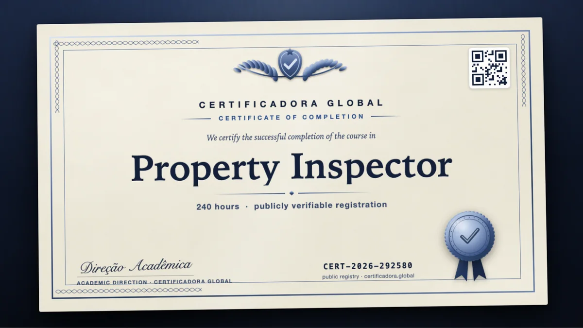 Cover of the Property Inspector course