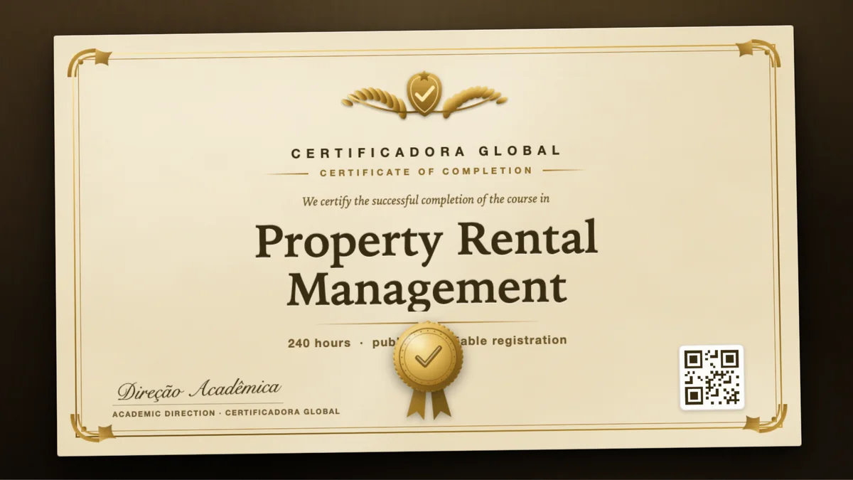 Cover of the Property Rental Management course