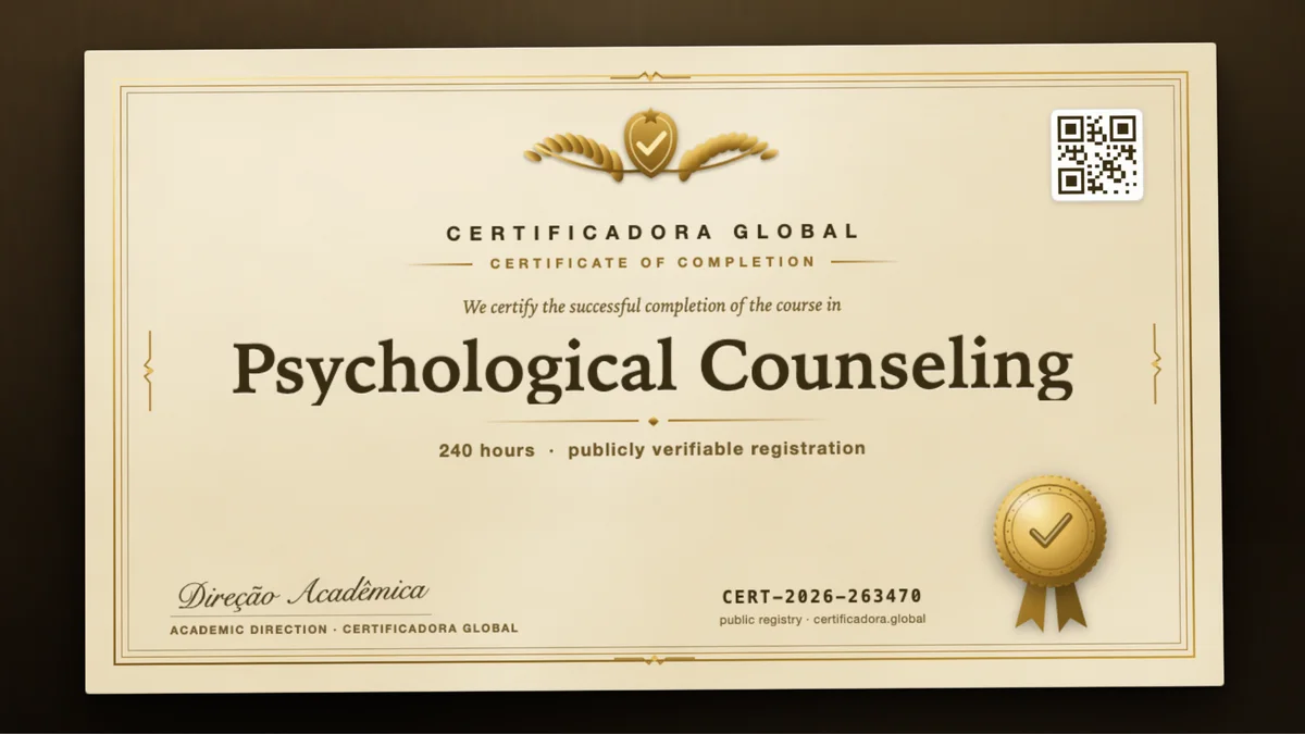 Cover of the Psychological Counseling course
