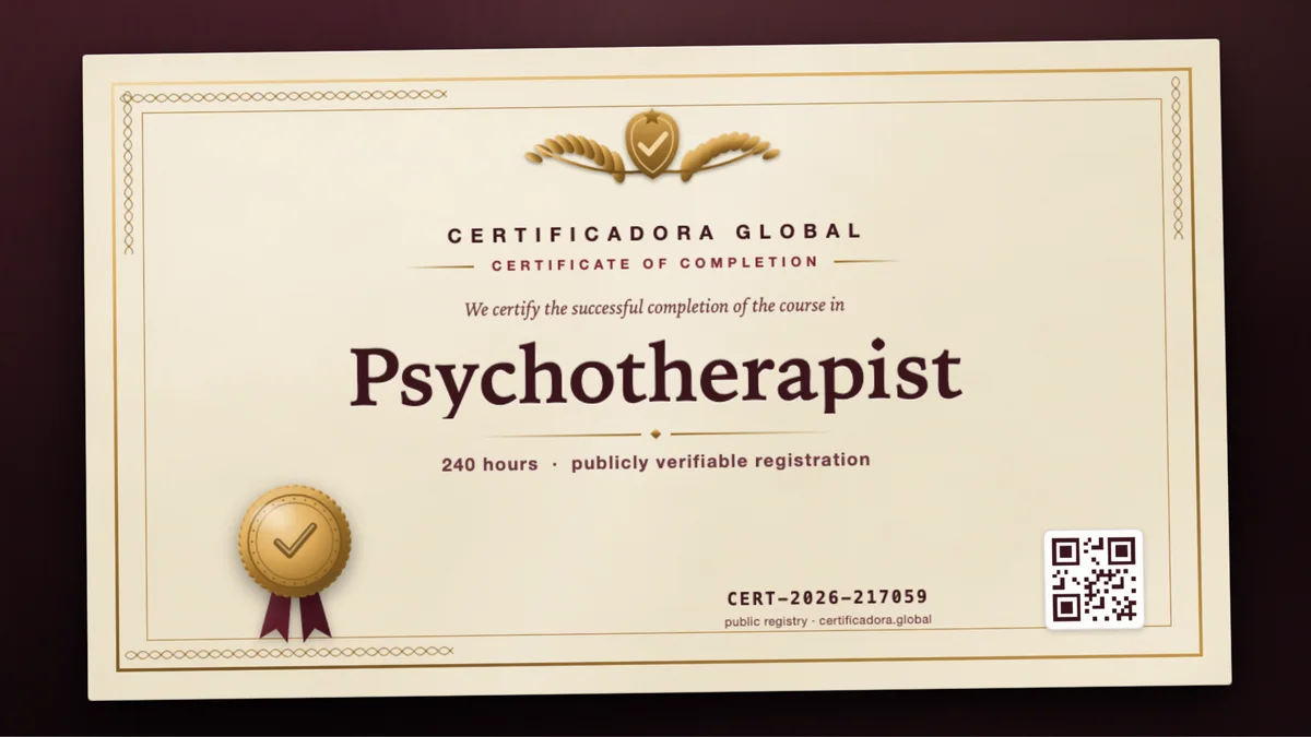 Cover of the Psychotherapist course