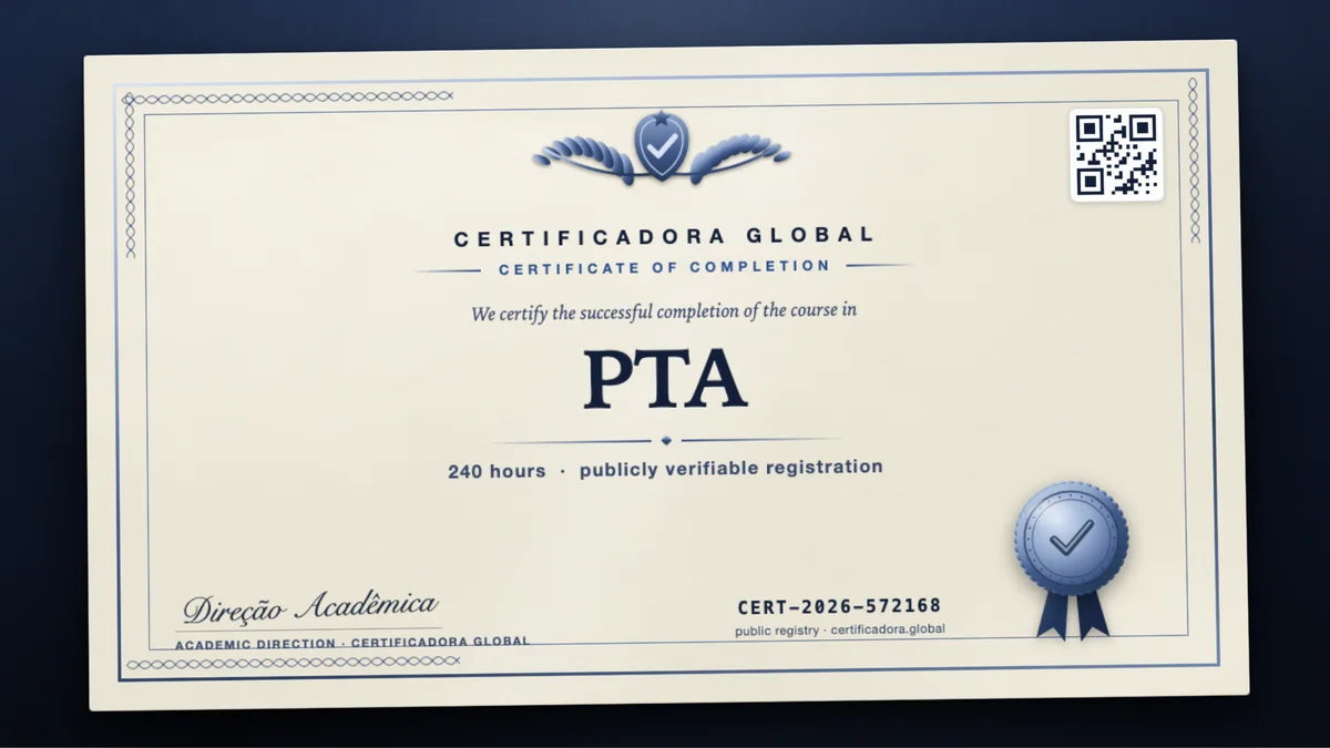 Cover of the PTA course