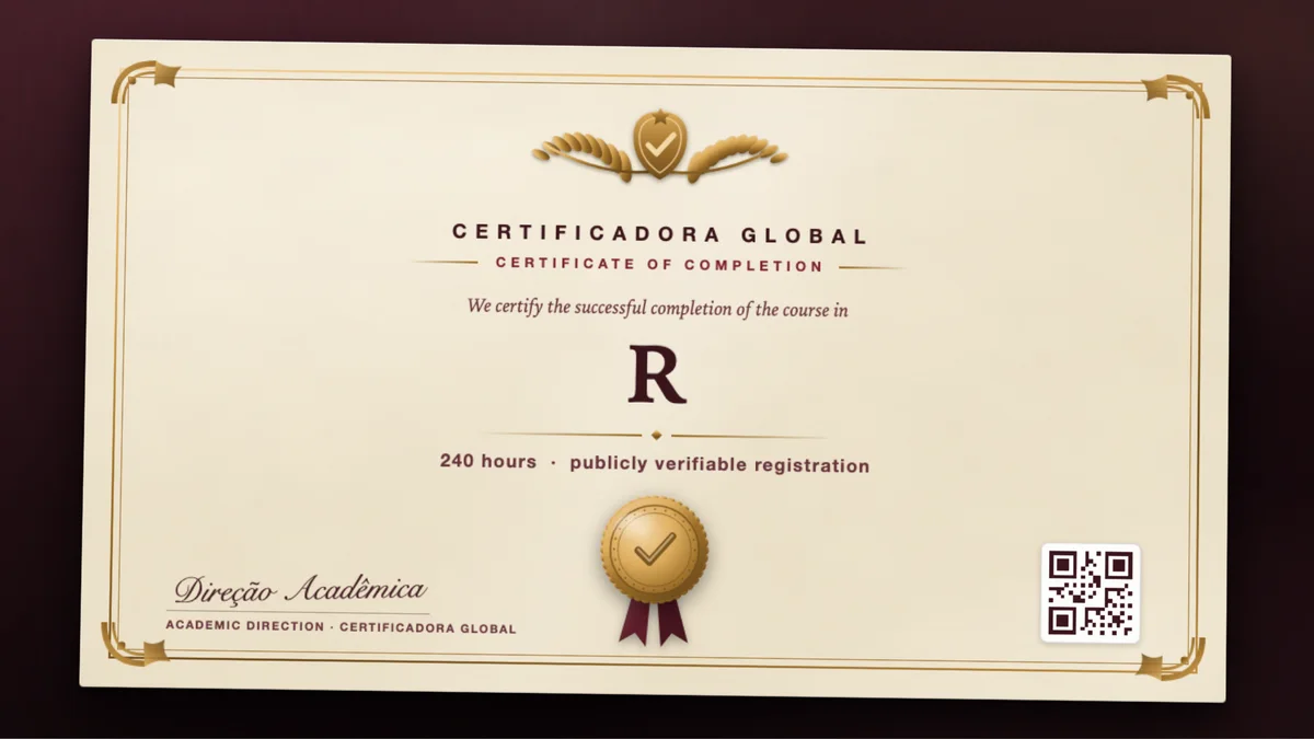 Cover of the R course