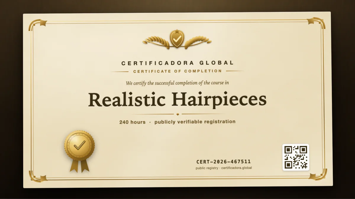 Cover of the Realistic Hairpieces course