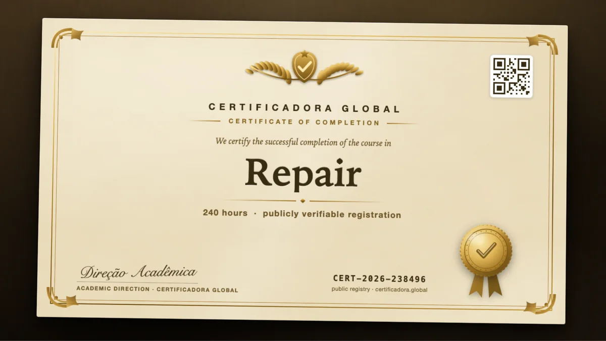 Cover of the Repair course