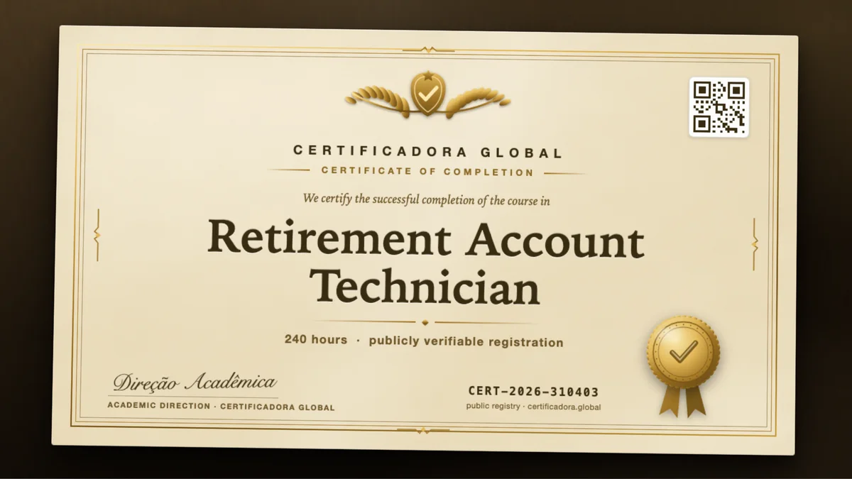 Cover of the Retirement Account Technician course