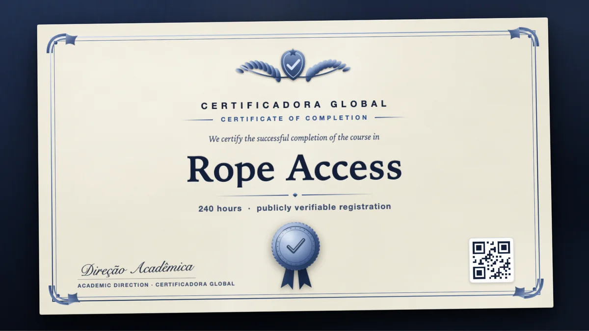 Cover of the Rope Access course