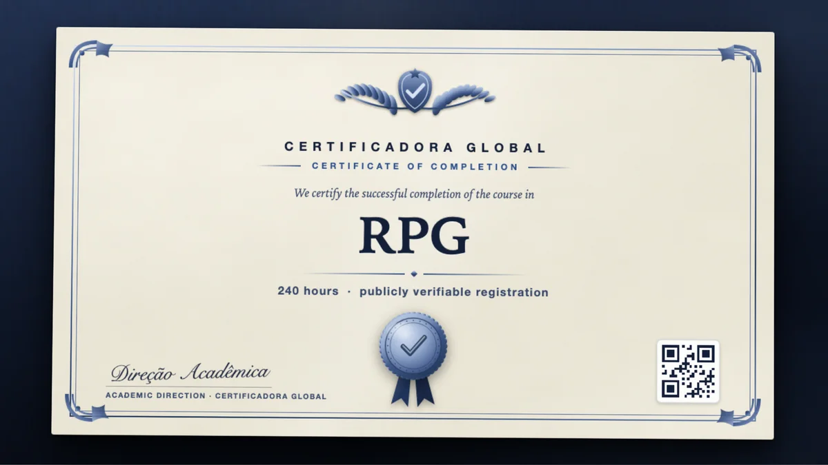 Cover of the RPG course
