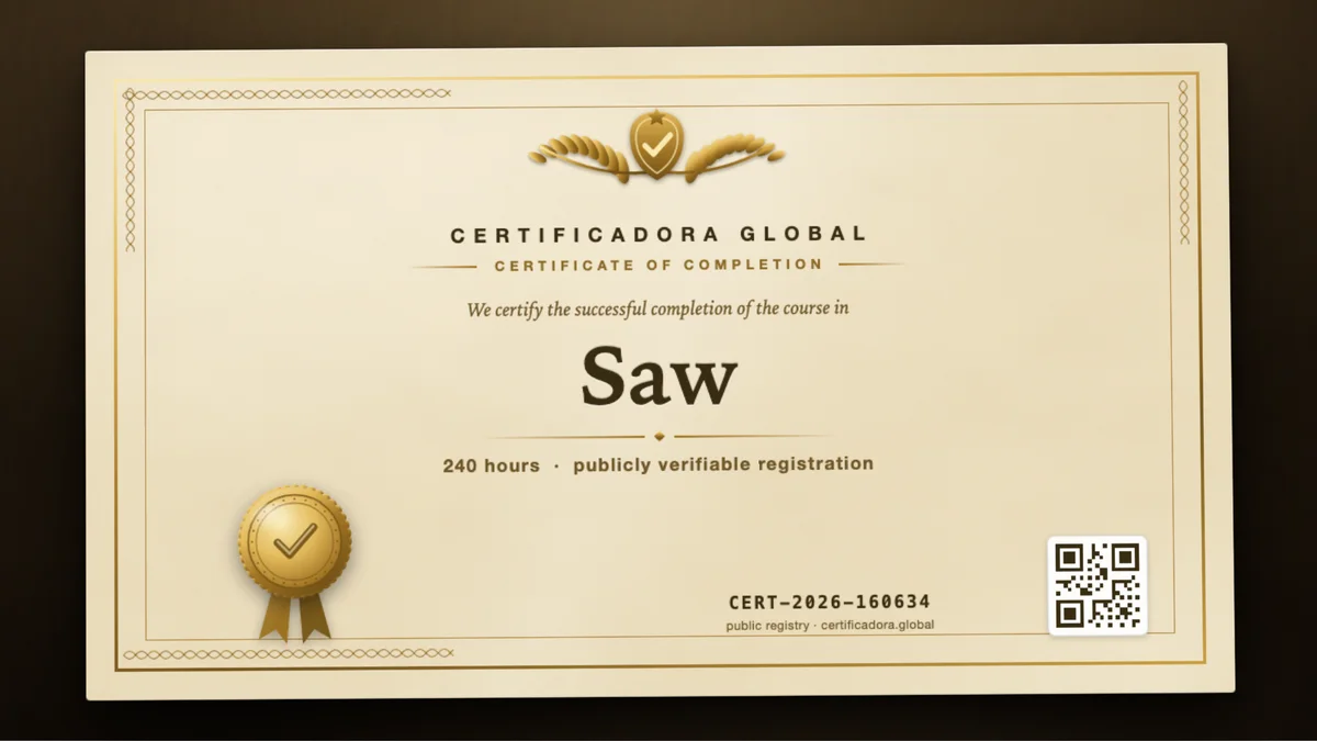 Cover of the Saw course