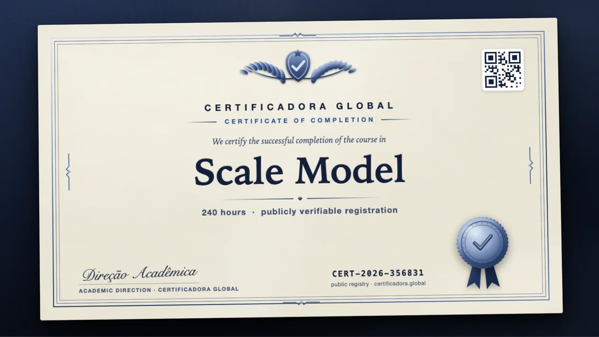 Cover of the Scale Model course