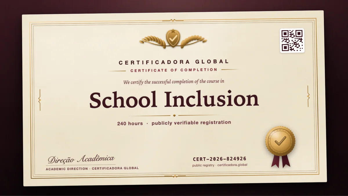Cover of the School Inclusion course