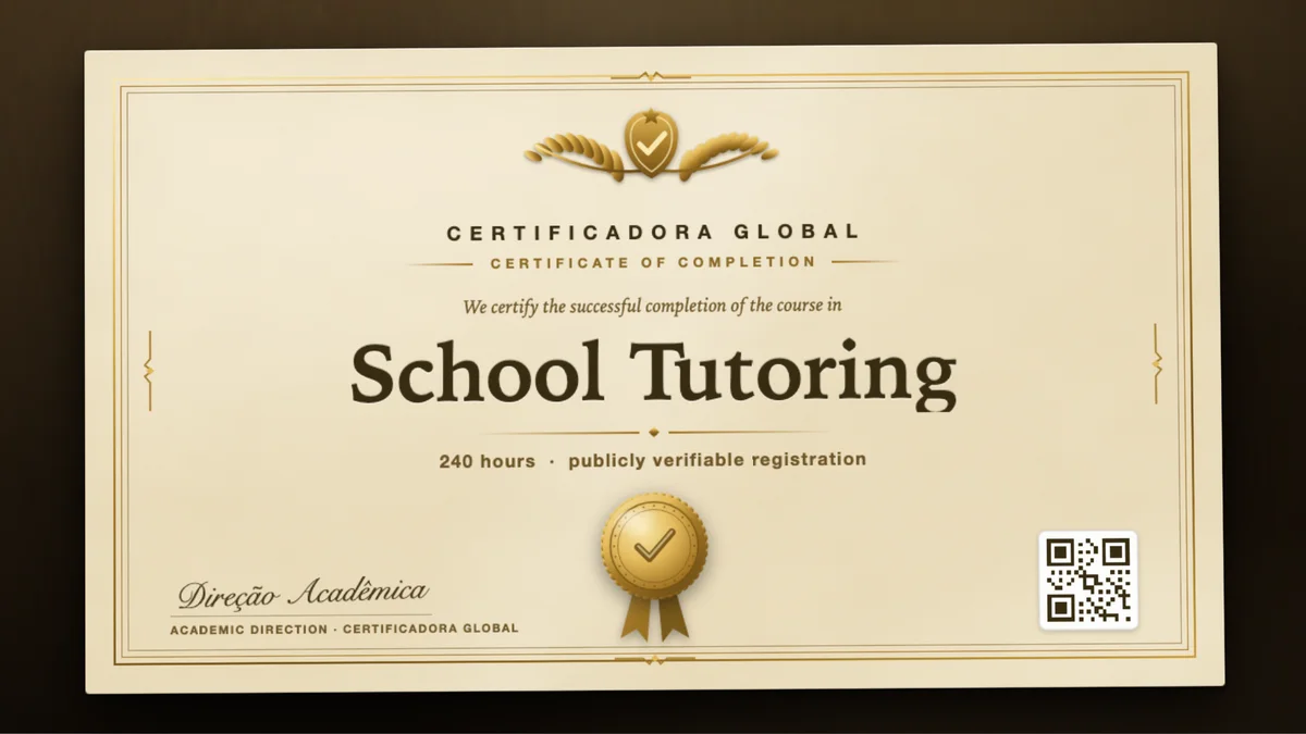 Cover of the School Tutoring course