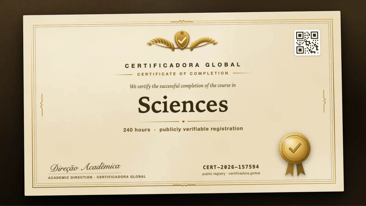 Cover of the Sciences course