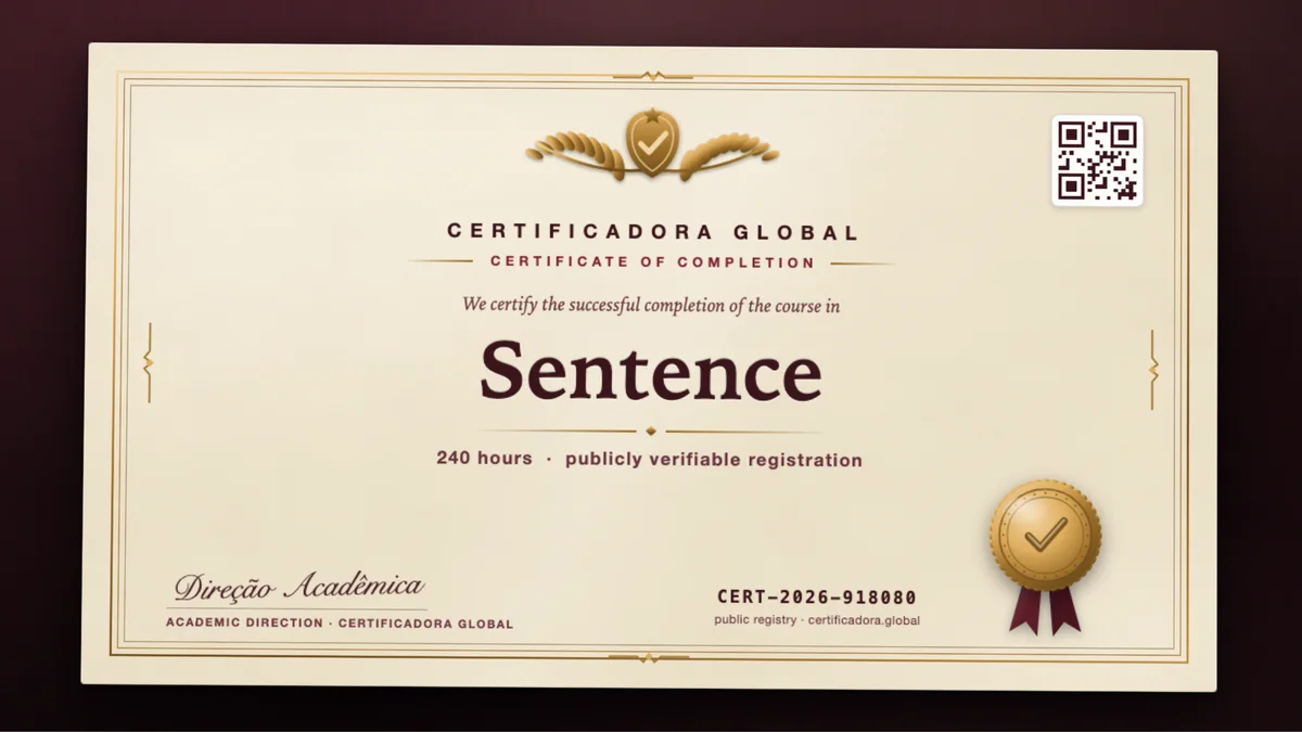 Cover of the Sentence course