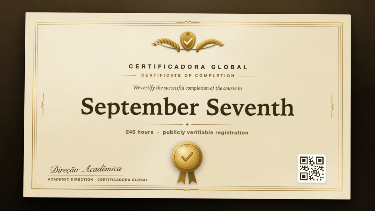 Cover of the September Seventh course
