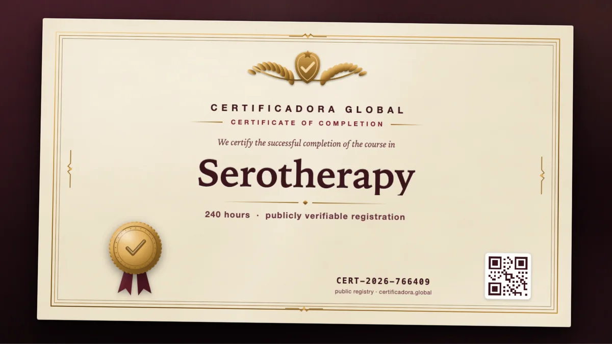 Cover of the Serotherapy course