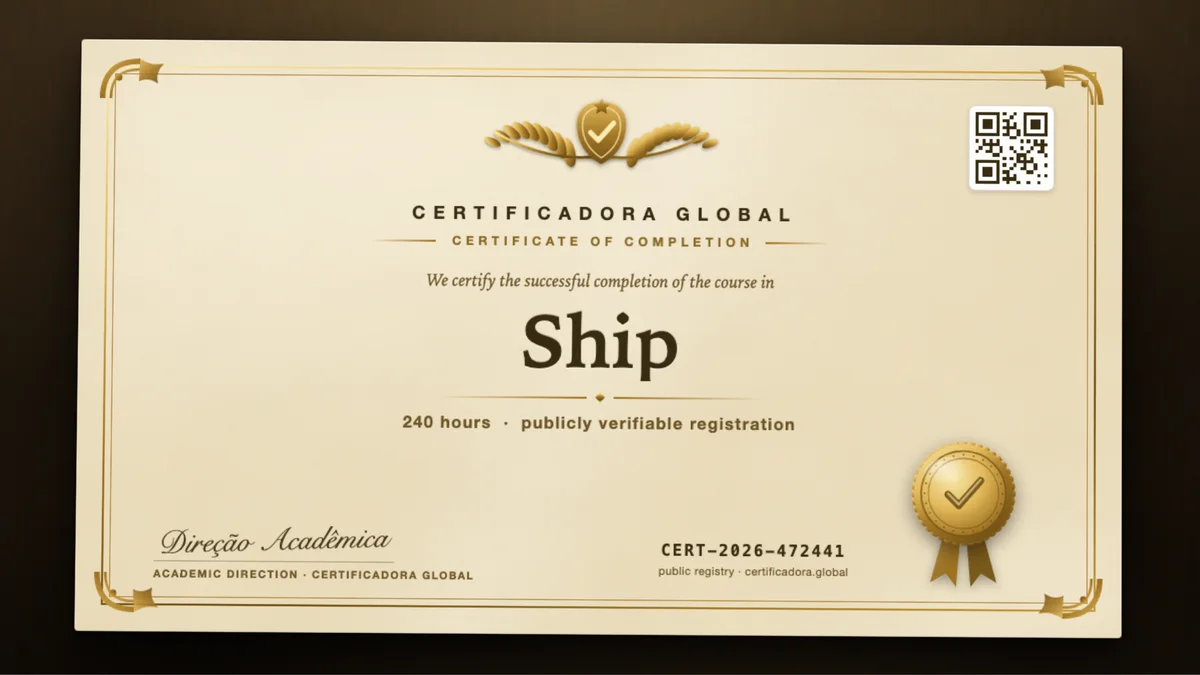 Cover of the Ship course