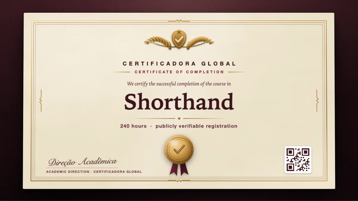 Cover of the Shorthand course